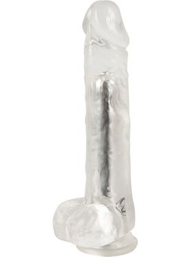 You2Toys: Crystal Clear Dildo Vibrator, 24,5 cm