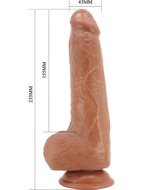 Pretty Love: Draco, Sliding Skin Dildo, 23.5 cm