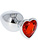 Toyz4Lovers: Heart Diamond Plug Large, rød