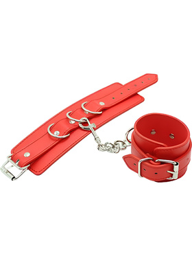 Toyz4Lovers: Fetish Art, Wrist/Ankle Cuffs Belt, rød