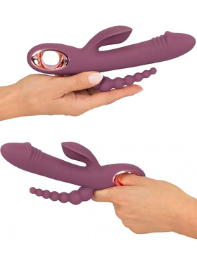 You2Toys: Plum, Slim Triple Rabbit Vibrator