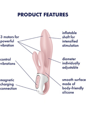 Satisfyer: Air Pump Bunny 3, Inflatable Rabbit Vibrator