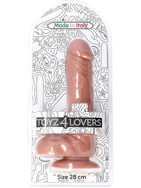 Toyz4Lovers: Made in Italy, Lucio Dildo, 29 cm, ljus