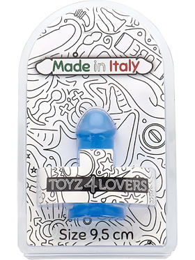 Toyz4Lovers: Made in Italy, Jelly Mio Anal Dildo, 9 cm, blå 