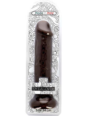 Toyz4Lovers: Made in Italy, Hercules XXL Dildo, 34 cm, brun