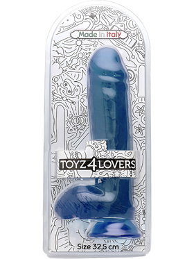 Toyz4Lovers: Made in Italy, Spartaco XXL Dildo, 32.5 cm, blå