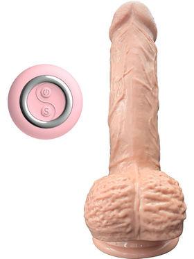 Armony: Realistic Vibrator & Thrusting Dildo with Tongue, 19 cm