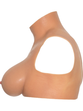 Hidden Desire: Alter Ego, Wearable G-Cup Breasts Top with High Neck