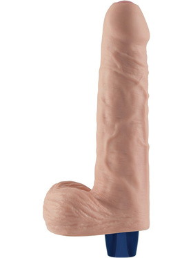 LoveToy: Real Softee, Silicone Vibrating Dildo, 22.5 cm