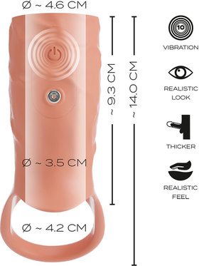 Realistixxx: Vibrating RealSleeve, Open