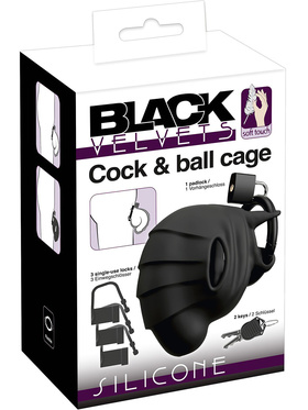 Black Velvets: Cock & Ball Cage