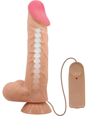 Pretty Love: Sliding Skin Dildo Vibrator, 24 cm