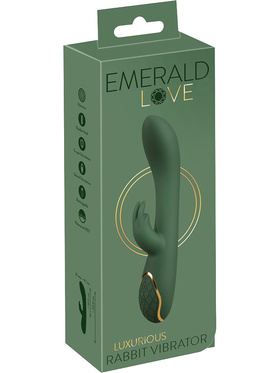 Emerald Love: Luxurious Rabbit Vibrator 