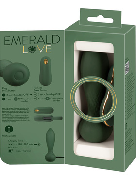 Emerald Love: Luxurious RC Anal Plug