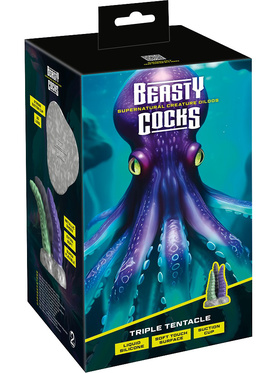 Beasty Cocks: Triple Tentacle, Supernatural Creature Dildo