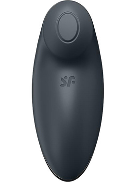 Satisfyer: Tap & Climax 2 Lay-On Vibrator, grå