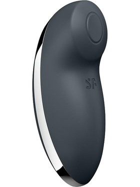 Satisfyer: Tap & Climax 2 Lay-On Vibrator, grå