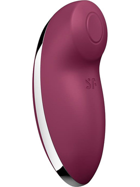 Satisfyer: Tap & Climax 2 Lay-On Vibrator, rød