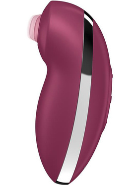 Satisfyer: Tap & Climax 2 Lay-On Vibrator, rød