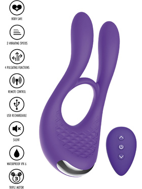 Toy Joy: Joy Ride To Paradise, Vibrating C-Ring with Remote